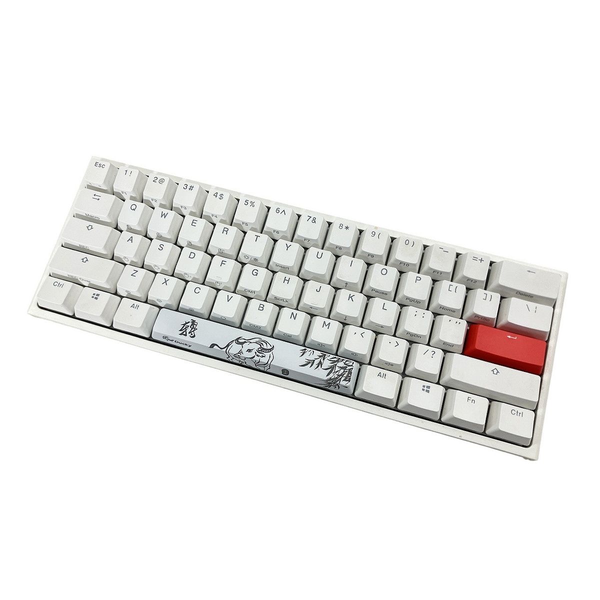 Ducky One2 mini DKON2061ST ミニサイズ ゲーミング キーボード ダッキー ホワイト系 中古 W10737690