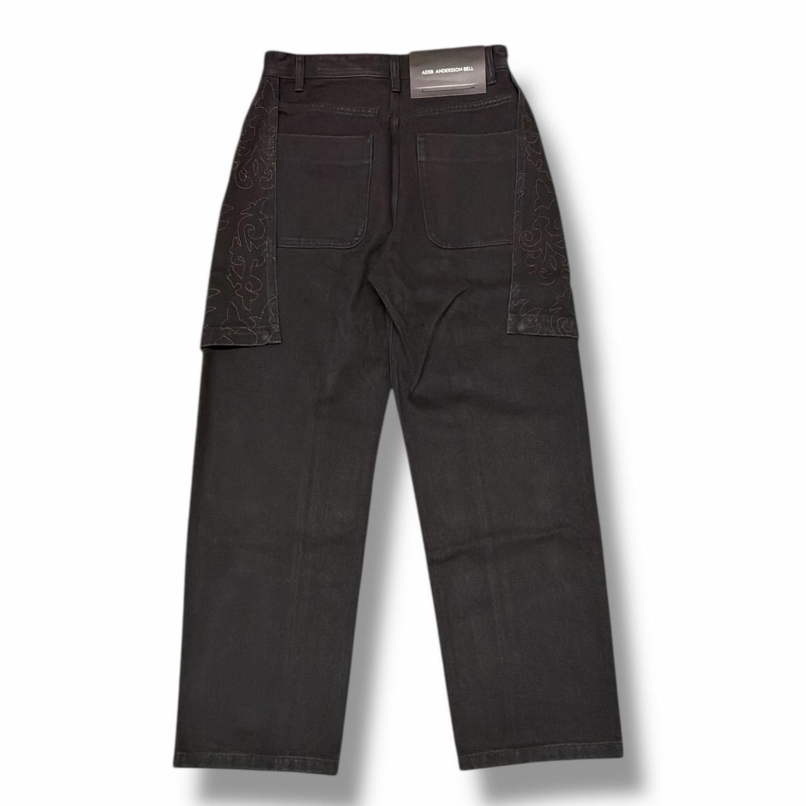 r*y様 ③ANDERSSON BELL (アンダースンベル) パニカスタムライ 参考上代79200円 未使用 ANDERSSON 良い BELL EMBROIDERY WRAP JEANS