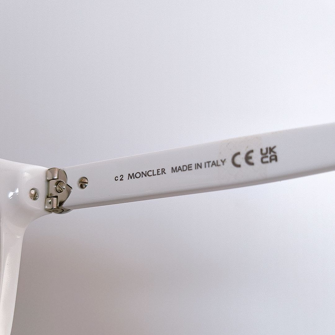 新品未使用・クリアランスセール】MONCLER サングラス ホワイト ML0266 