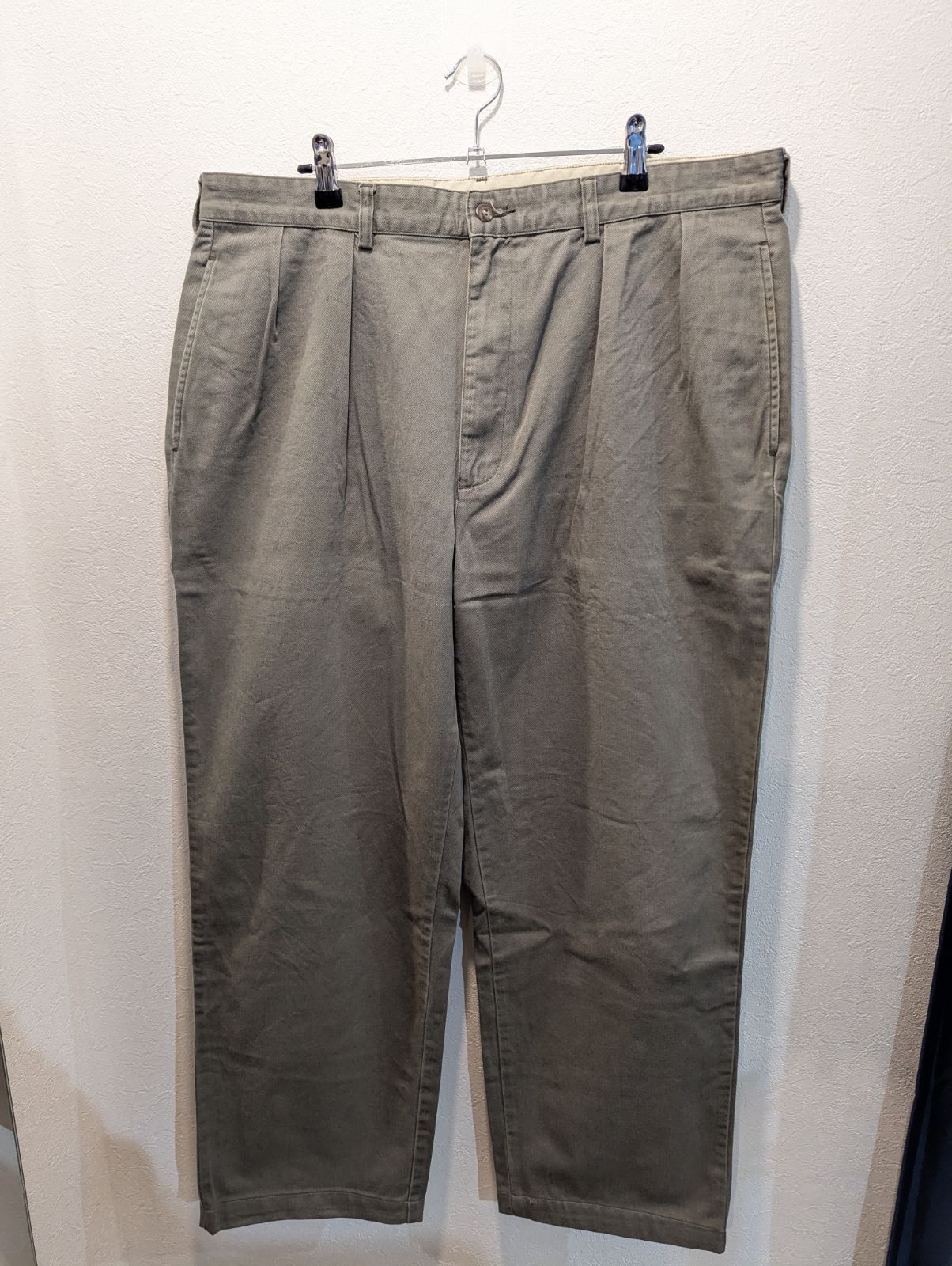 美品　ポロバイラルフローレン　ポロチノ　カーキ　ANDREW PANT　W38 90s POLO RALPH LAUREN ポロラルフローレン チノパン ポロチノ ANDREW