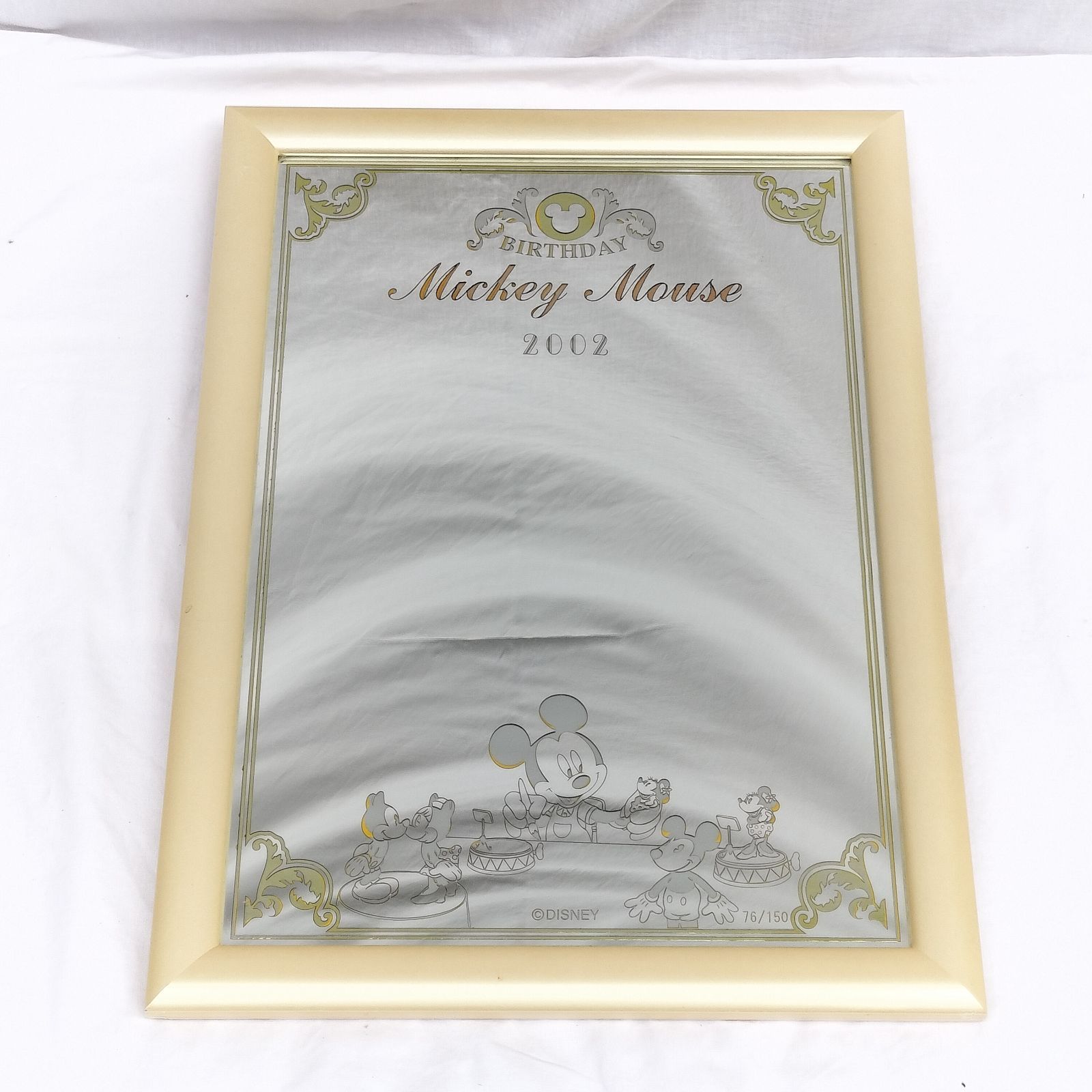 ミッキー・マウス エッチング ミラー 150枚限定 エディション入 76/150