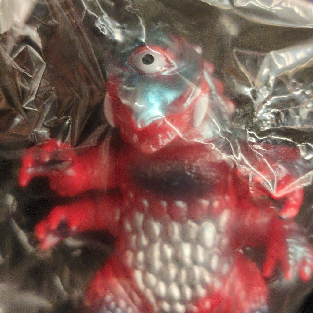 シカルナ工房 中岡俊哉世界の怪獣ミニ ザゴラ 四つ腕 ミニ 赤成型 金銀