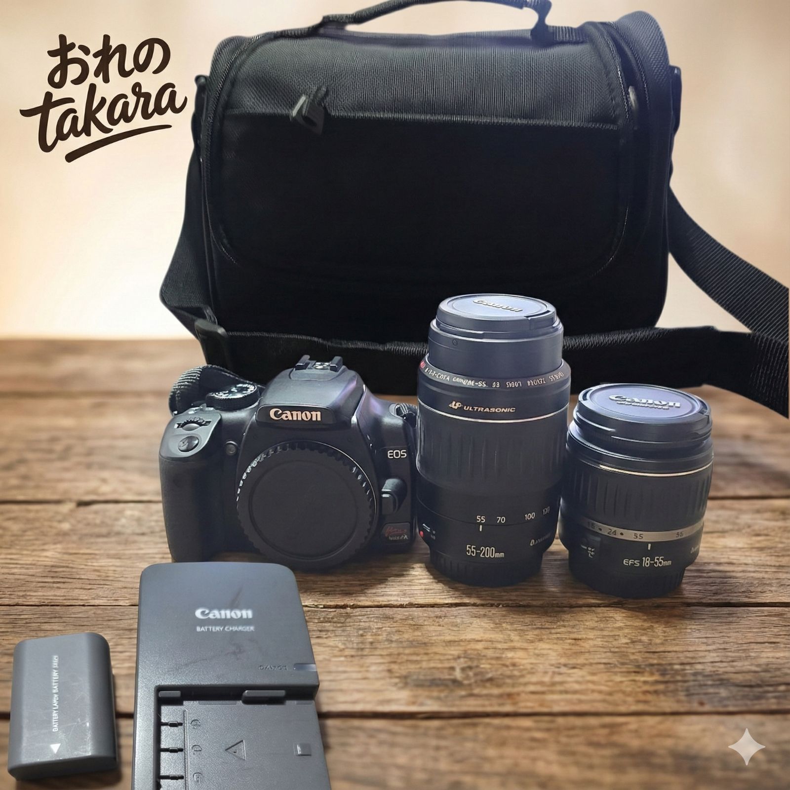 Canon EOS Kiss X7 レンズキット バッグ付 美品・ケース付】Canon EOS Kiss X7 一眼レフ レンズキット 極上美品