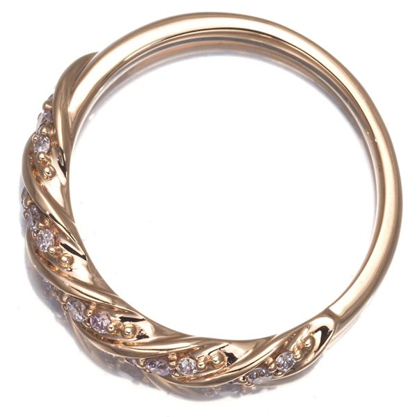 GSTV リング ピンクダイヤ ダイヤモンド 0.20ct 11号 K18PG