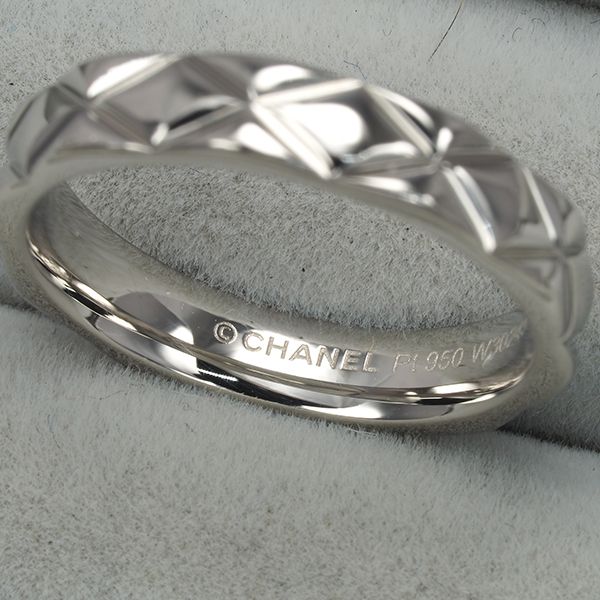 シャネル リング マトラッセ ミディアム 48号 Pt950 #183267 - メルカリ