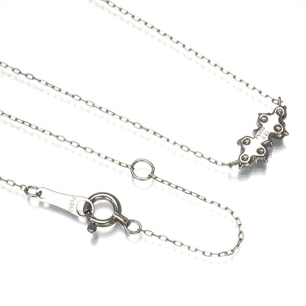 ダイヤ ダイヤモンド 0.21ct パヴェ ネックレス Pt900/Pt850 #183575