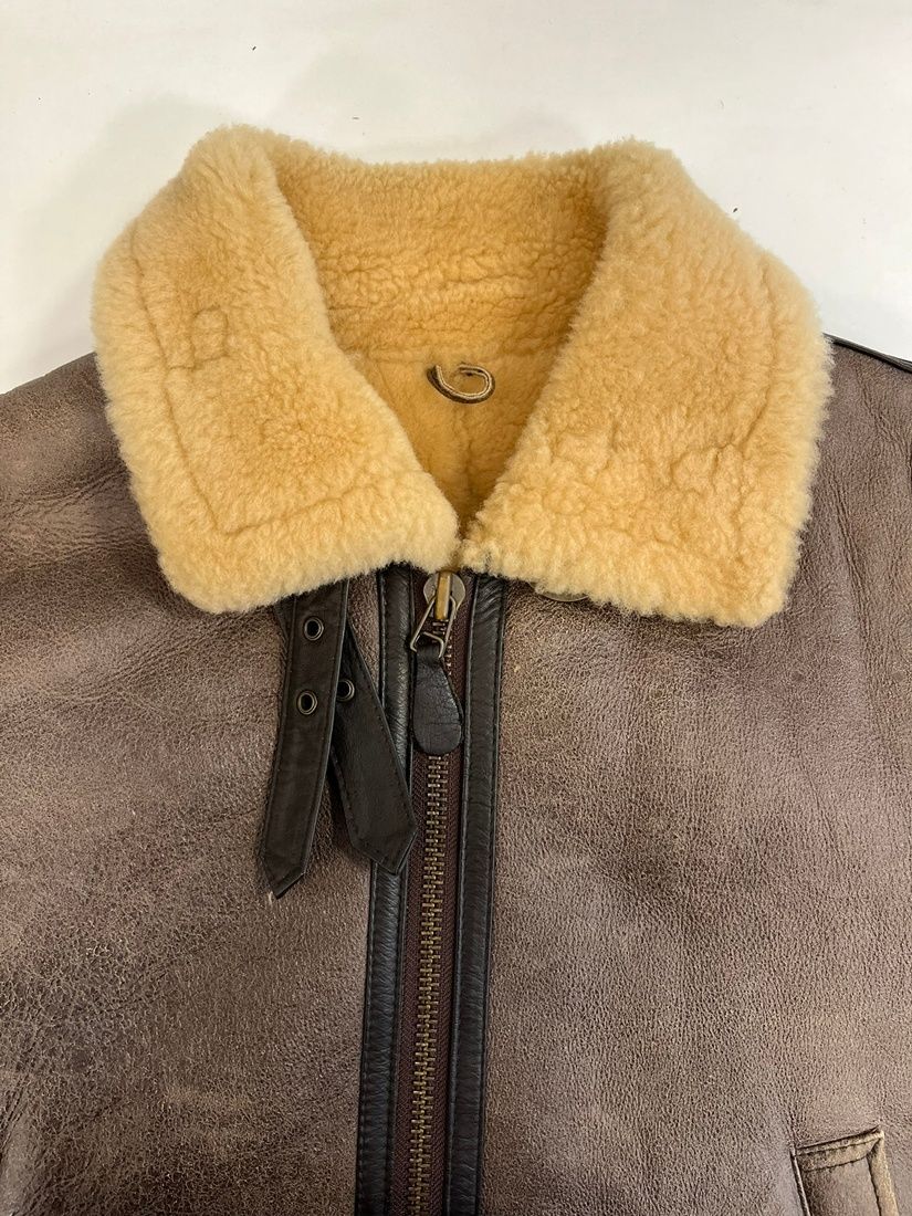 M 良品 POTTAR ポッター B-3 茶 フライトジャケット リアルムートン M 良品 POTTAR ポッター B-3 茶 フライトジャケット リアルムートン