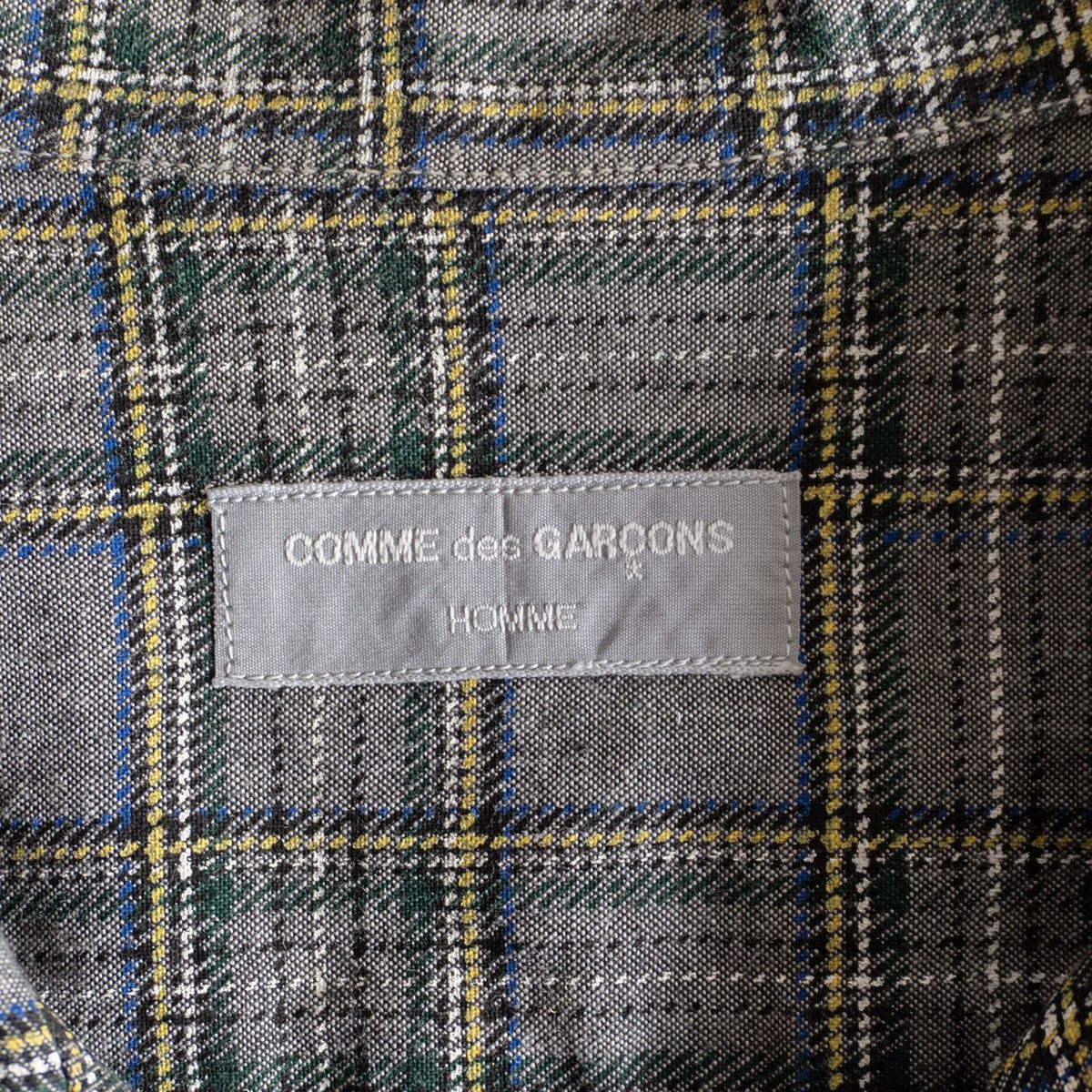 コムデギャルソンオム 90s AD1994 ダークグリーン チェック COMME des GARCONS HOMME(コムデギャルソンオム) 11SSチェックパンツ