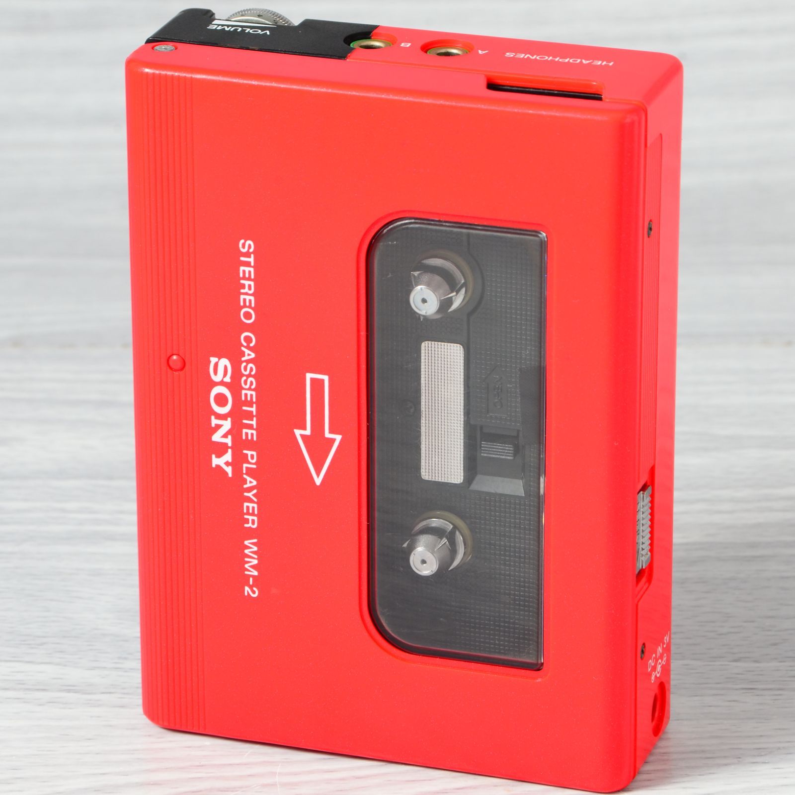 SONY WALKMAN WM-2 カセットウォークマン レッド 電池ボックス・ケース