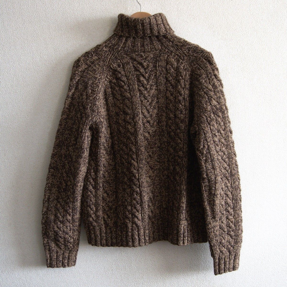 90S】POLO RALPH LAUREN 【ハンド ニット】L タートルネック セーター