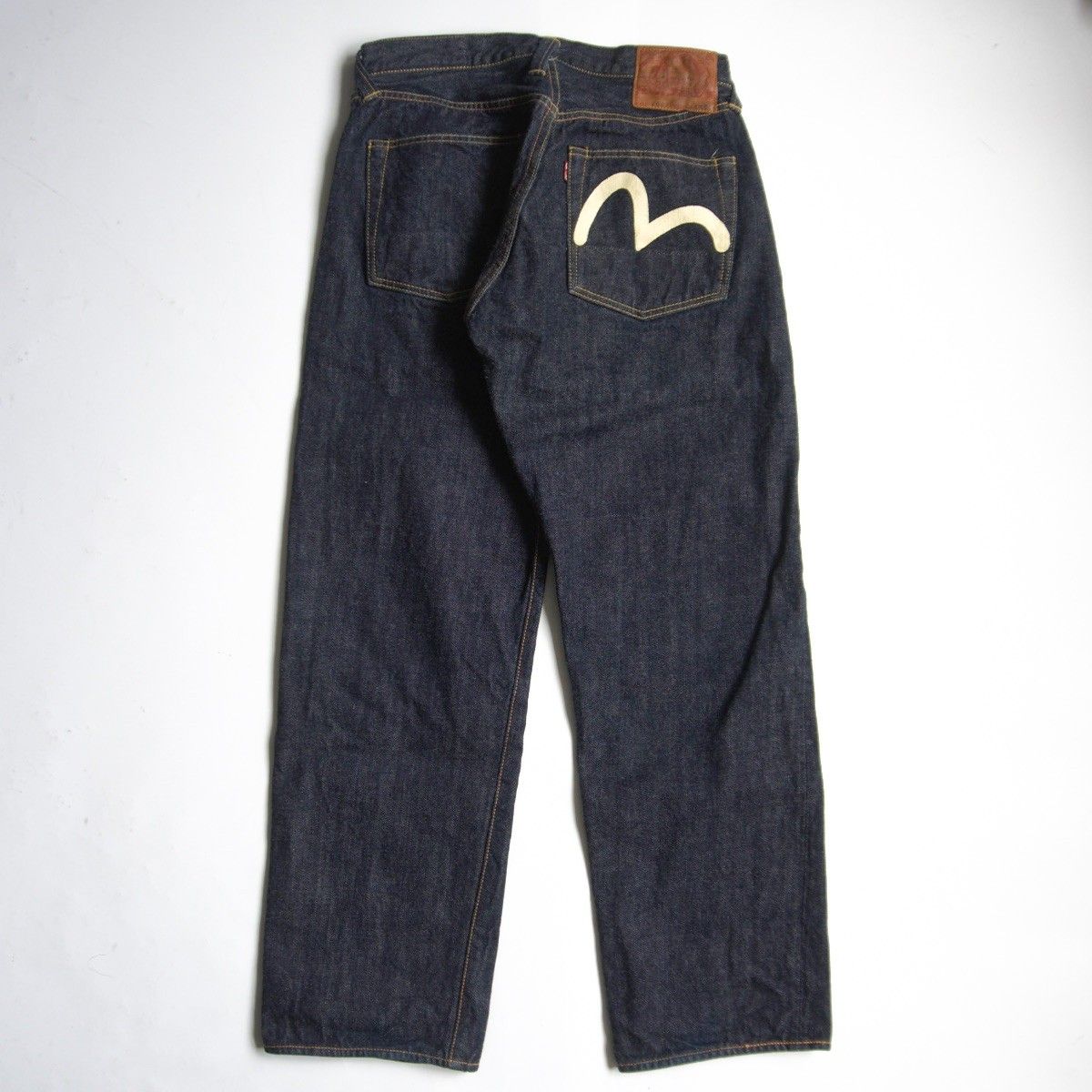 美品/濃紺】EVISU 【LOT.2001 デニムパンツ】34×32 エビス ジーンズ