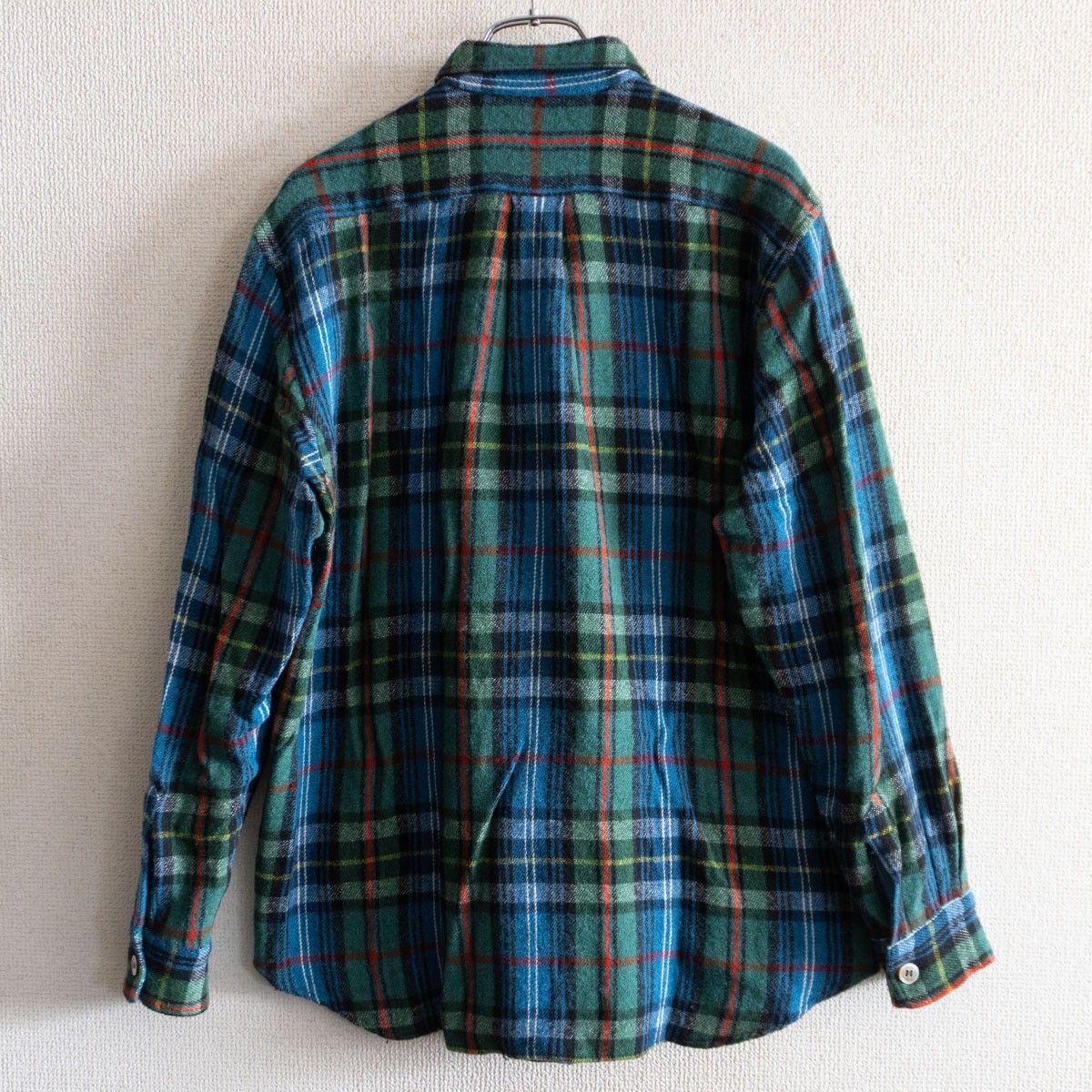 AD1997】COMME des GARCONS HOMME 【90S ウール チェック シャツ