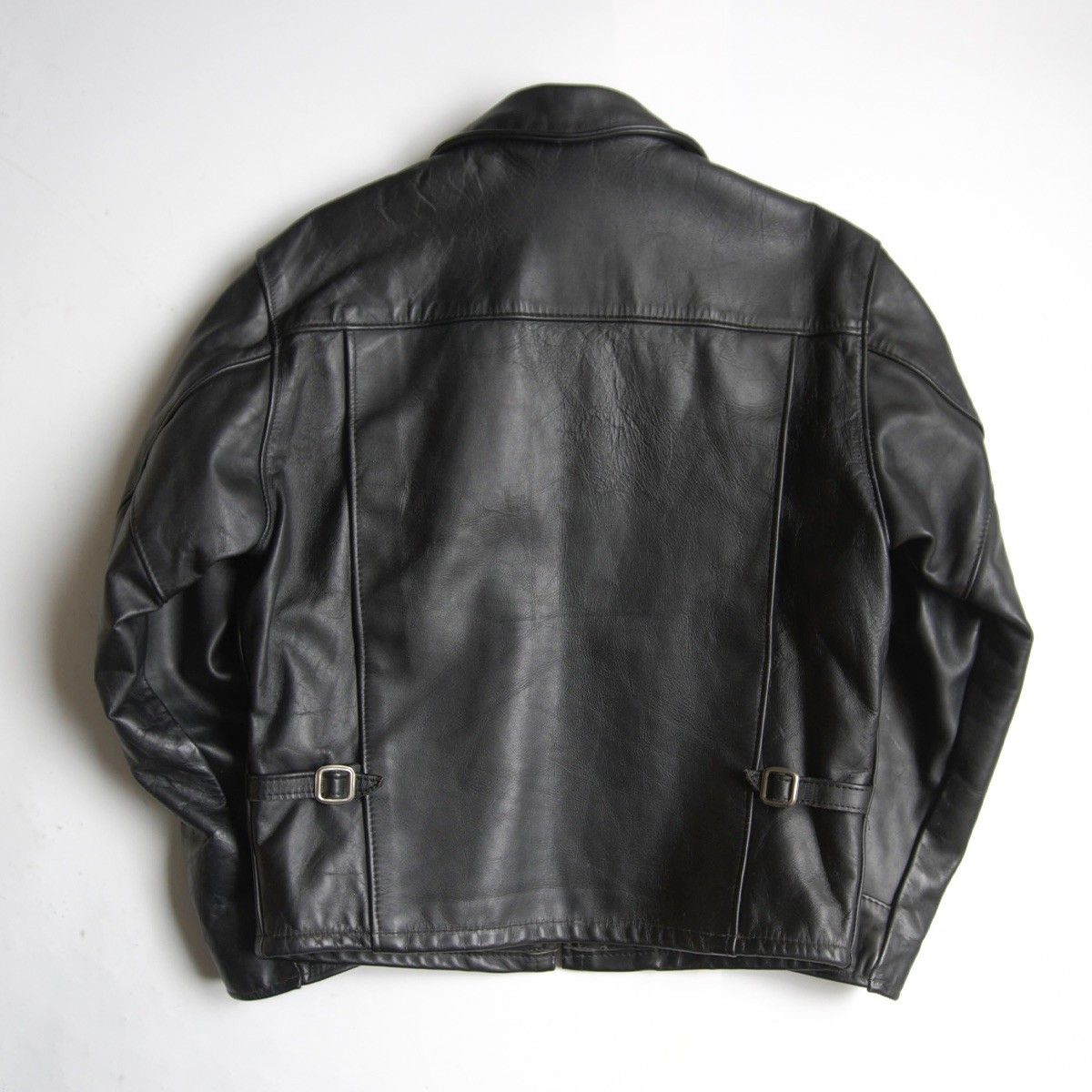 美品】SCHOTT【659/シングルライダースジャケット】40 襟 レザー