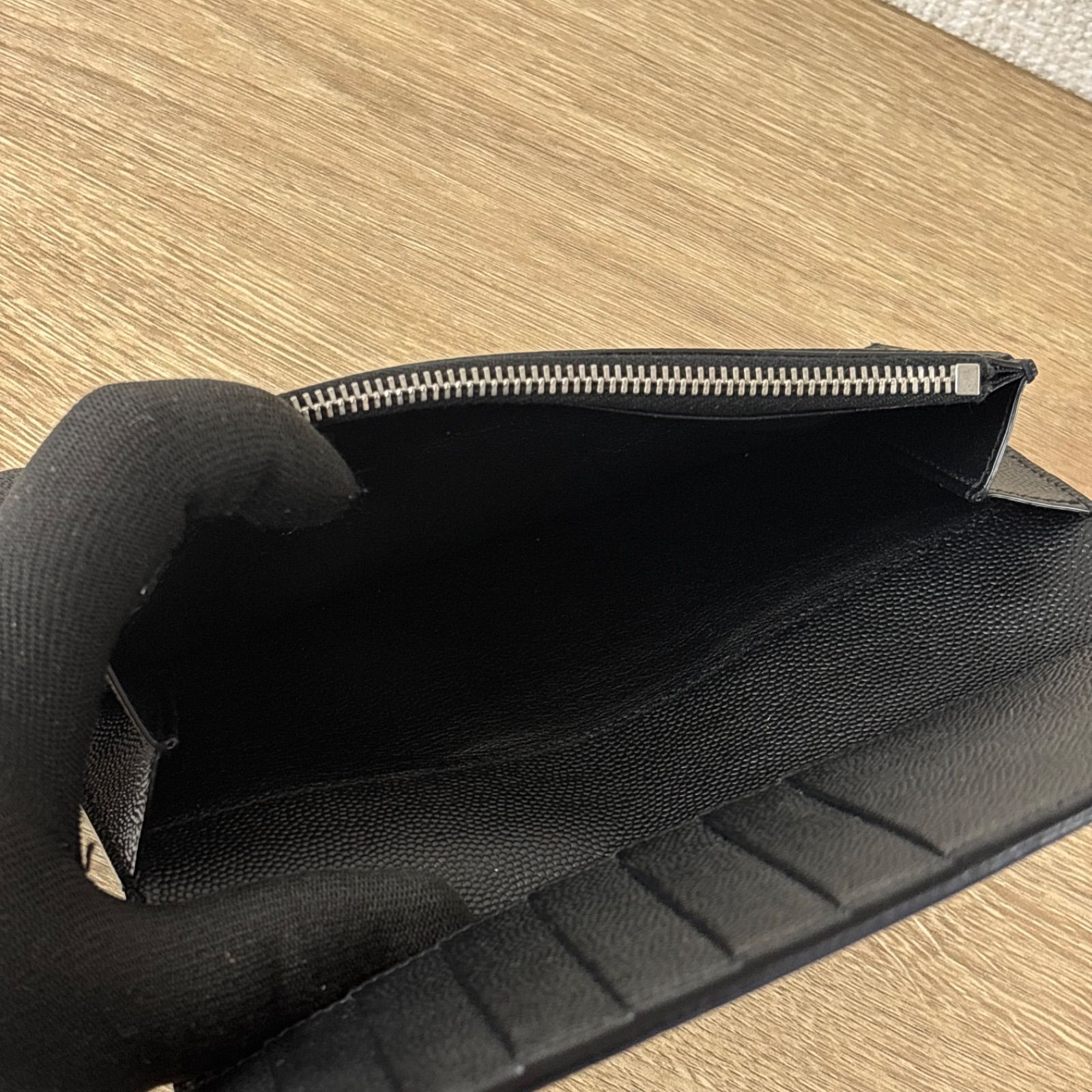 SAINT LAURENT PARIS サンローラン 長財布 ロングウォレット ブラック
