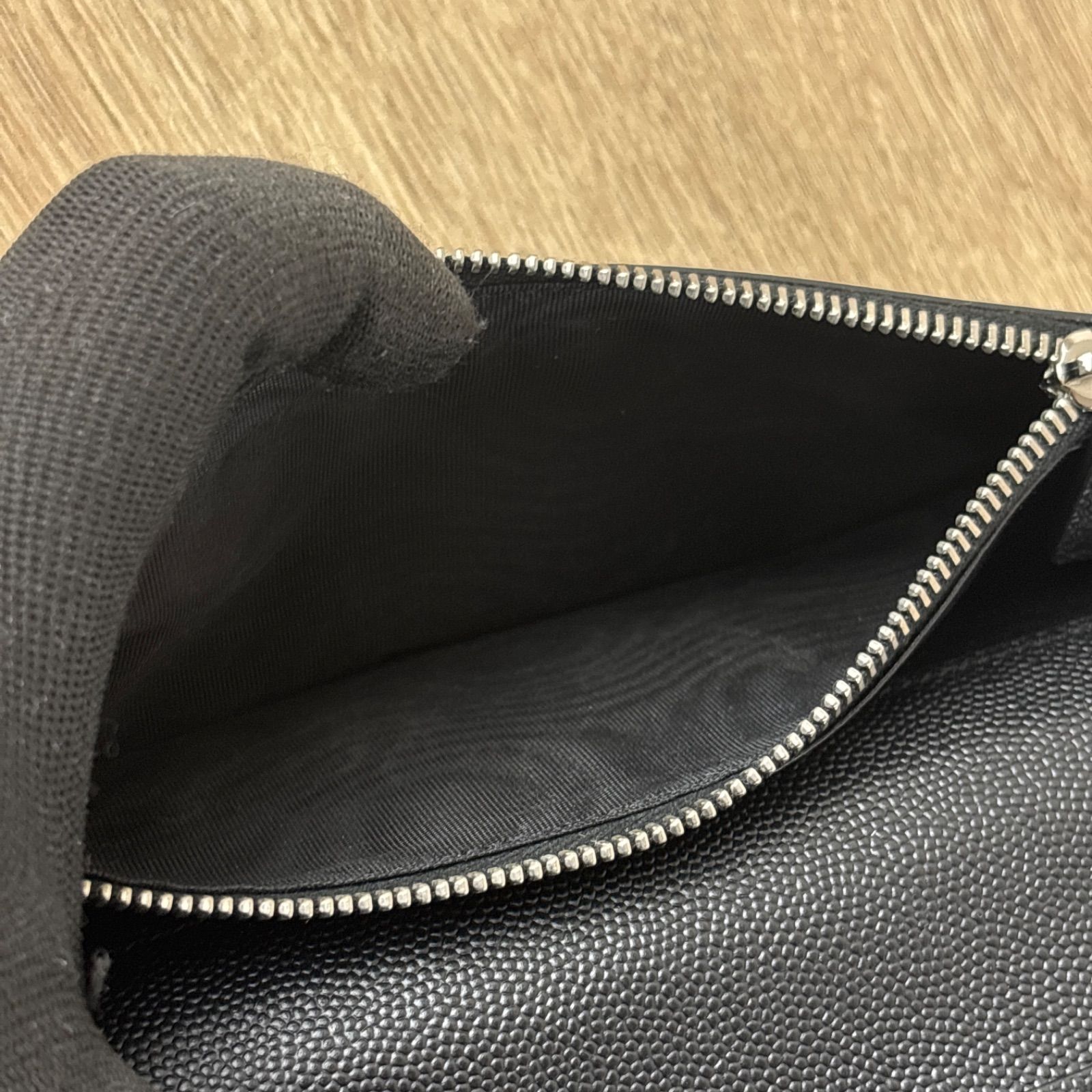 SAINT LAURENT PARIS サンローラン 長財布 ロングウォレット ブラック