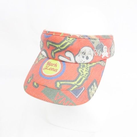 マークアンドロナ MARK LONA ゴルフ 帽子 バイザー サンバイザー 総柄