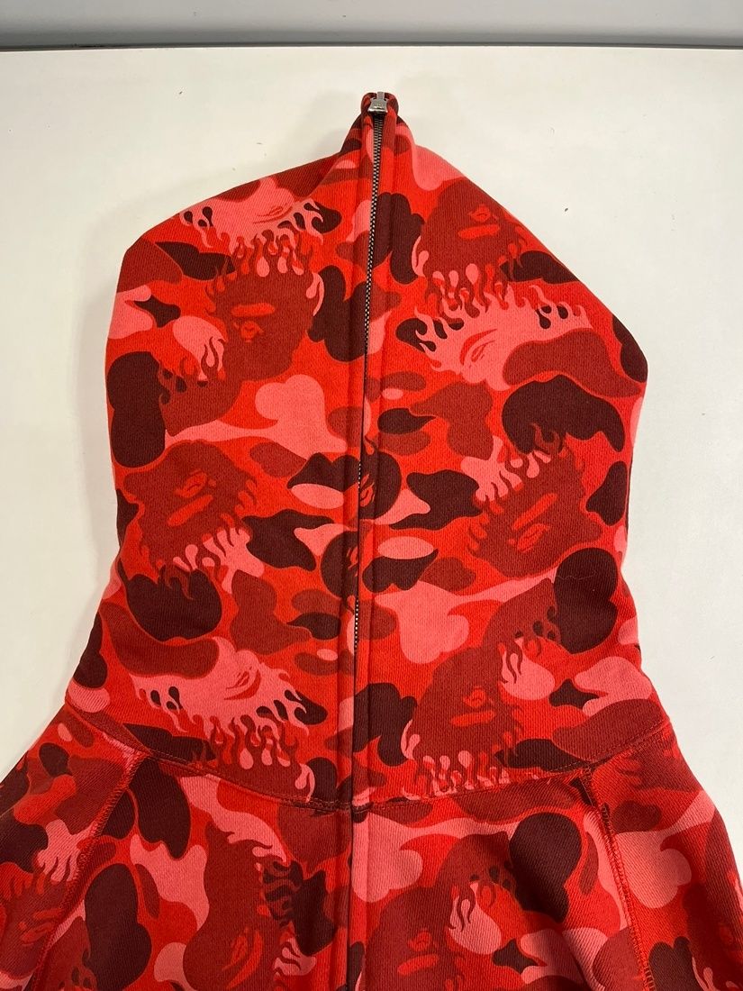 ア ベイシング エイプ A BATHING APE FIRE CAMO FLAME BAPE FULL ZIP