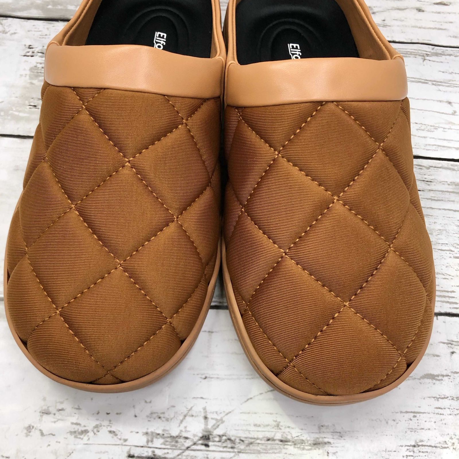 箱付き Elfoot エルフット スリム スリッポン シューズ XS