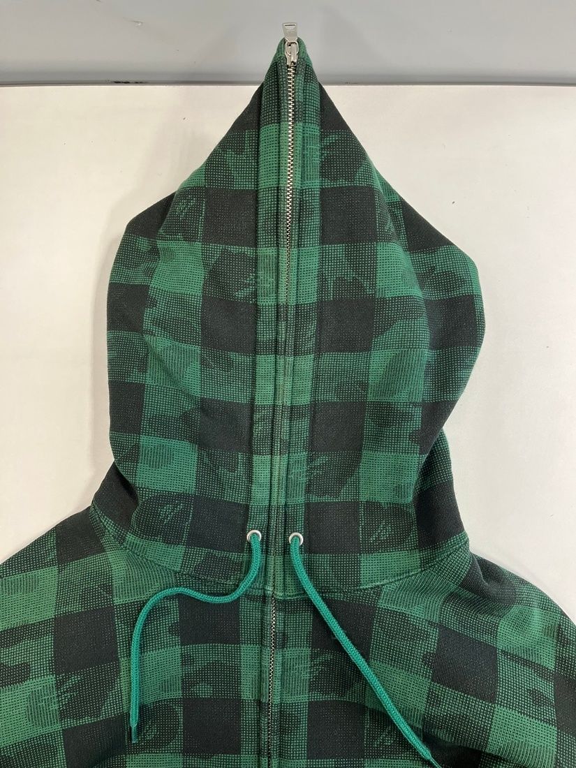 ア ベイシング エイプ A BATHING APE チェック CAMO FULL ZIP UP