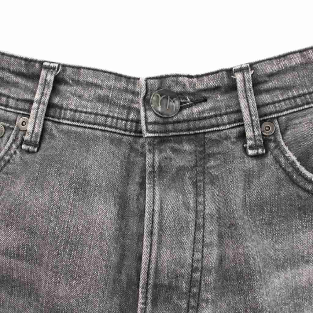 ヤヌーク YANUK 金子綾 クロップドデニムパンツ ジーンズ ジップフライ