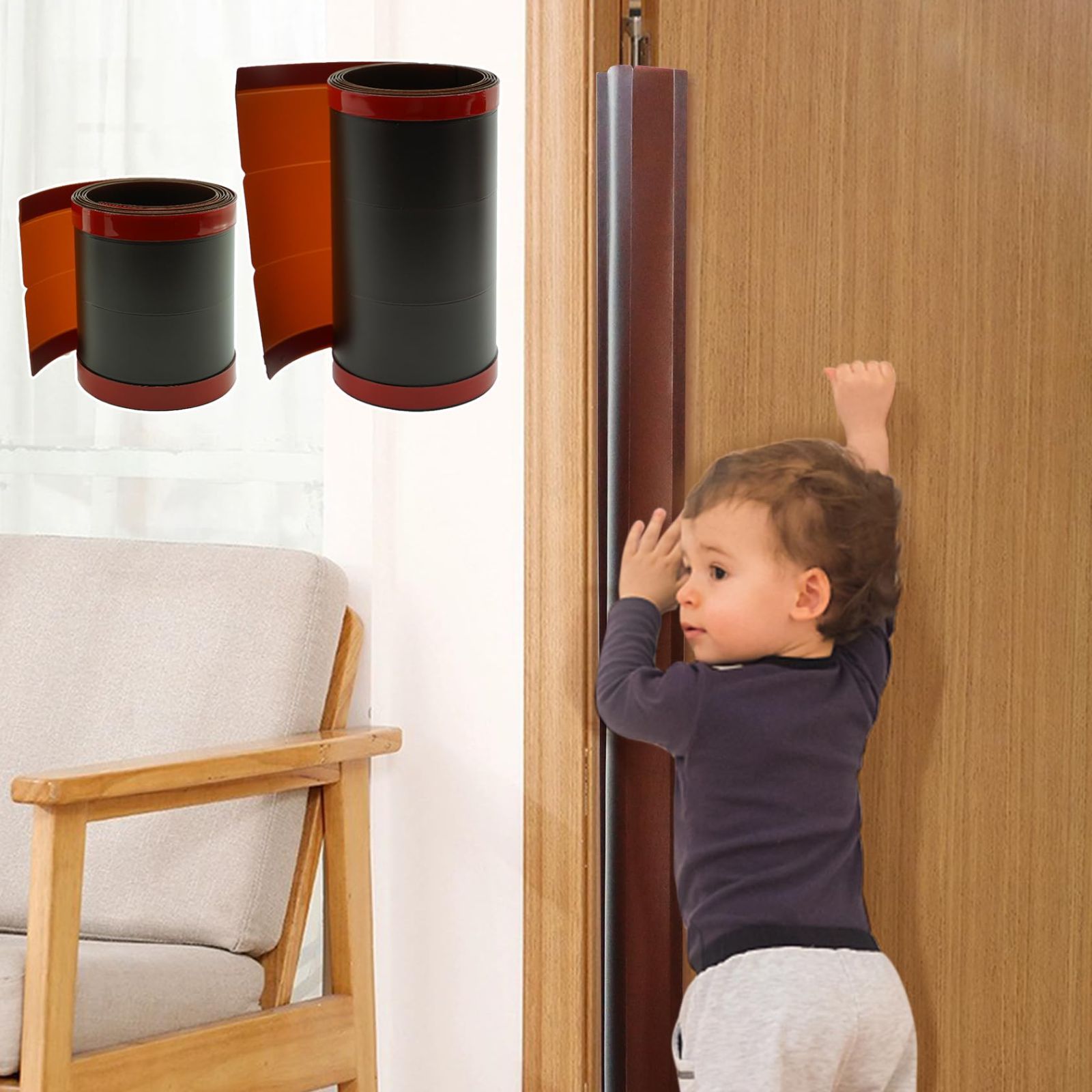 【数量限定】ケガ防止 事故防止 家庭 指挟み防止 保育園 指挟み防止 巻き込み防止 幼稚園 指ストッパー 子供安全対策 隙間カバー 赤ちゃん守り ベビーガード 両面テープ ドアストップ ドア