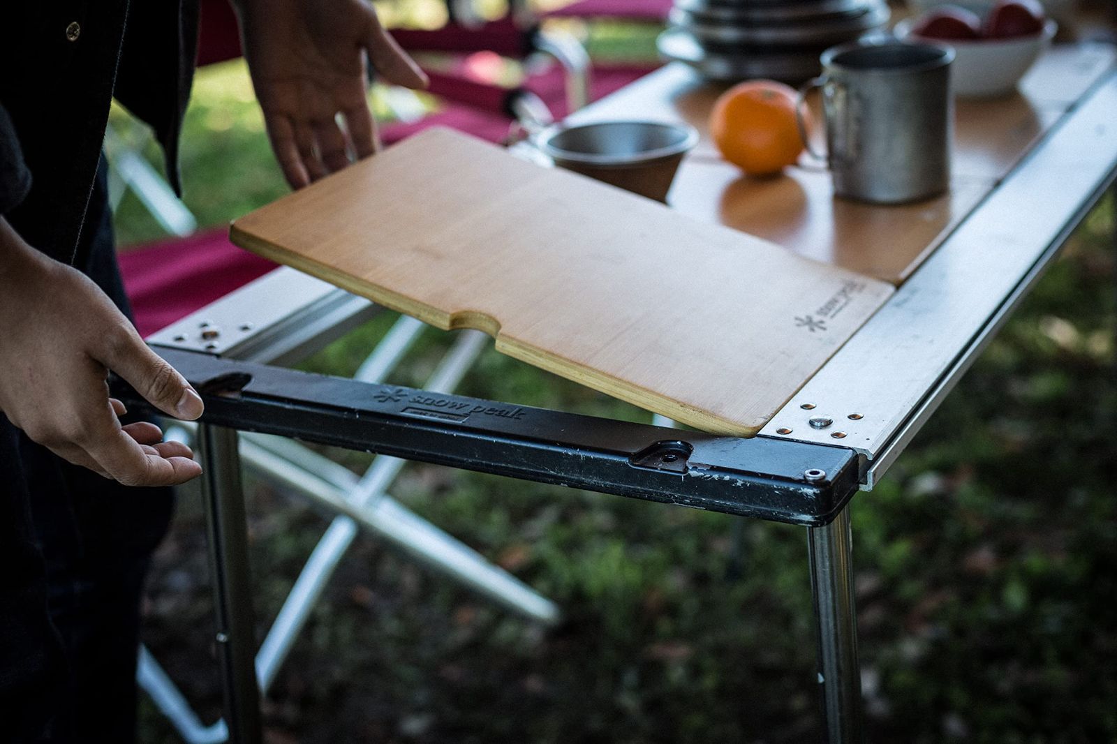 購入 【在庫処分】CK-126TR W竹 ウッドテーブル peak) スノーピーク