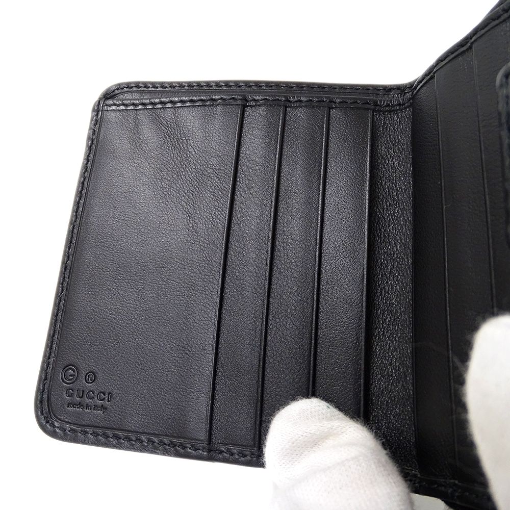 グッチ GUCCI 財布 レディース メンズ ブランド 二つ折り財布 マイクロ