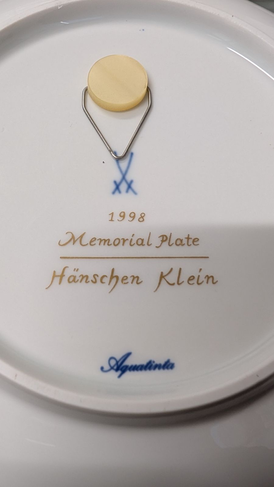 マイセン （MEISSEN） 小さなハンス メモリアルプレート 1998 - メルカリ