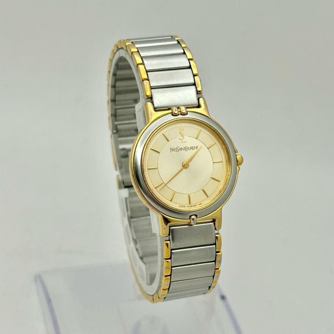 【新品電池】イヴサンローラン YSL レディース 腕時計 ドレス コンビ 新品電池】 イヴサンローラン YSL レディース 腕時計 ドレス - メルカリ