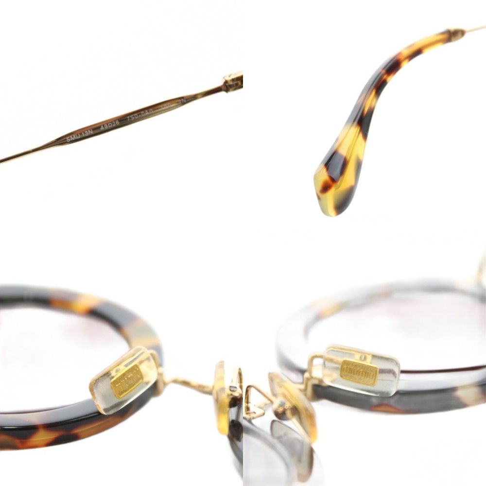 ミュウミュウ miumiu サングラス 眼鏡 アイウェア ラウンド セル