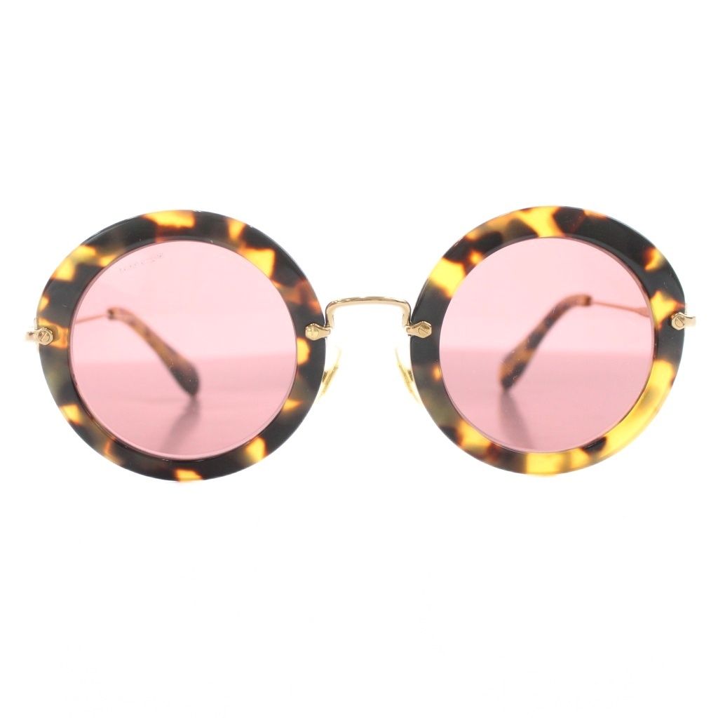 ミュウミュウ miumiu サングラス 眼鏡 アイウェア ラウンド セル 
