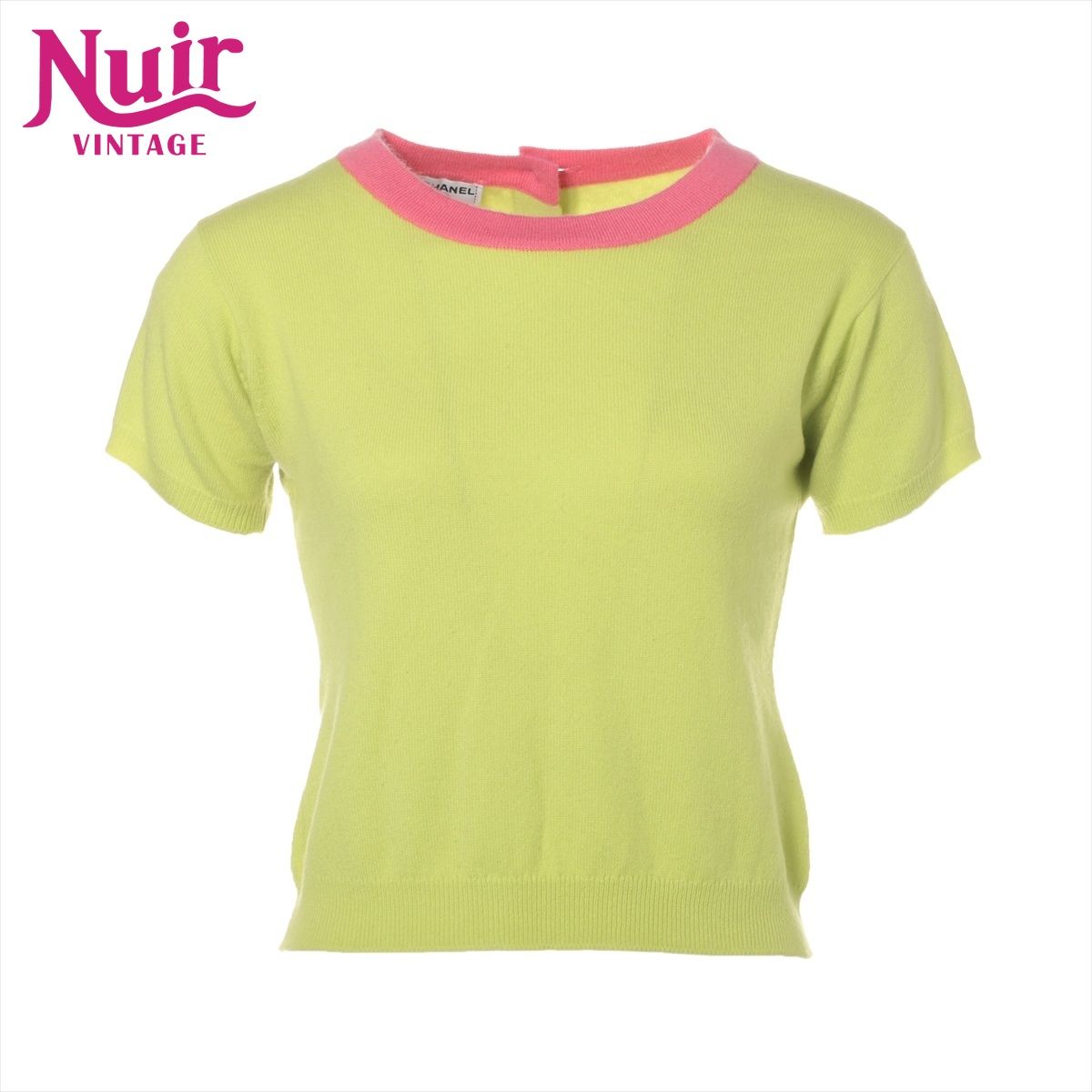 CHANEL シャネル ニット 半袖 カシミア【中古】 - メルカリ