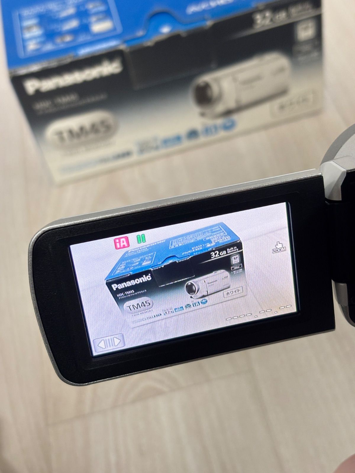 Panasonic HDC-TM45 デジタルハイビジョン ビデオカメラ ホワイト FULL