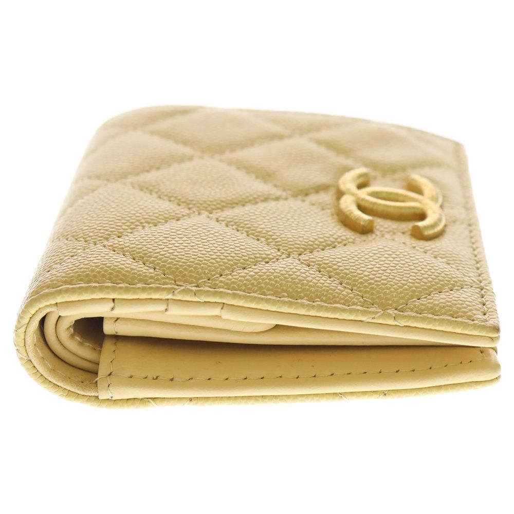 CHANEL (シャネル) スモール フラップ コンパクトウォレット 三つ折り