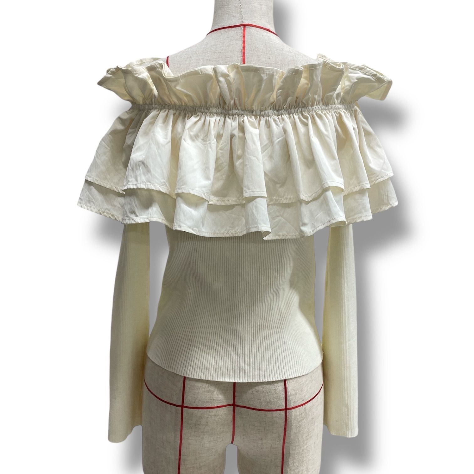 ORGUE オルグ Choker frill knit フリルニット ニット セーター