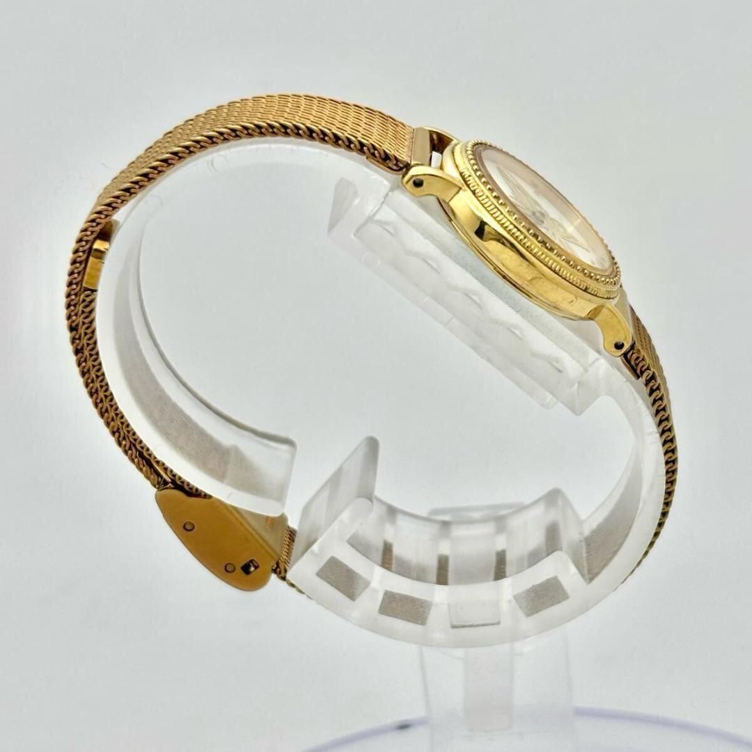 美品/新品電池】SEIKO ハナエモリ 蝶 シェル レディース 腕時計 ドレス