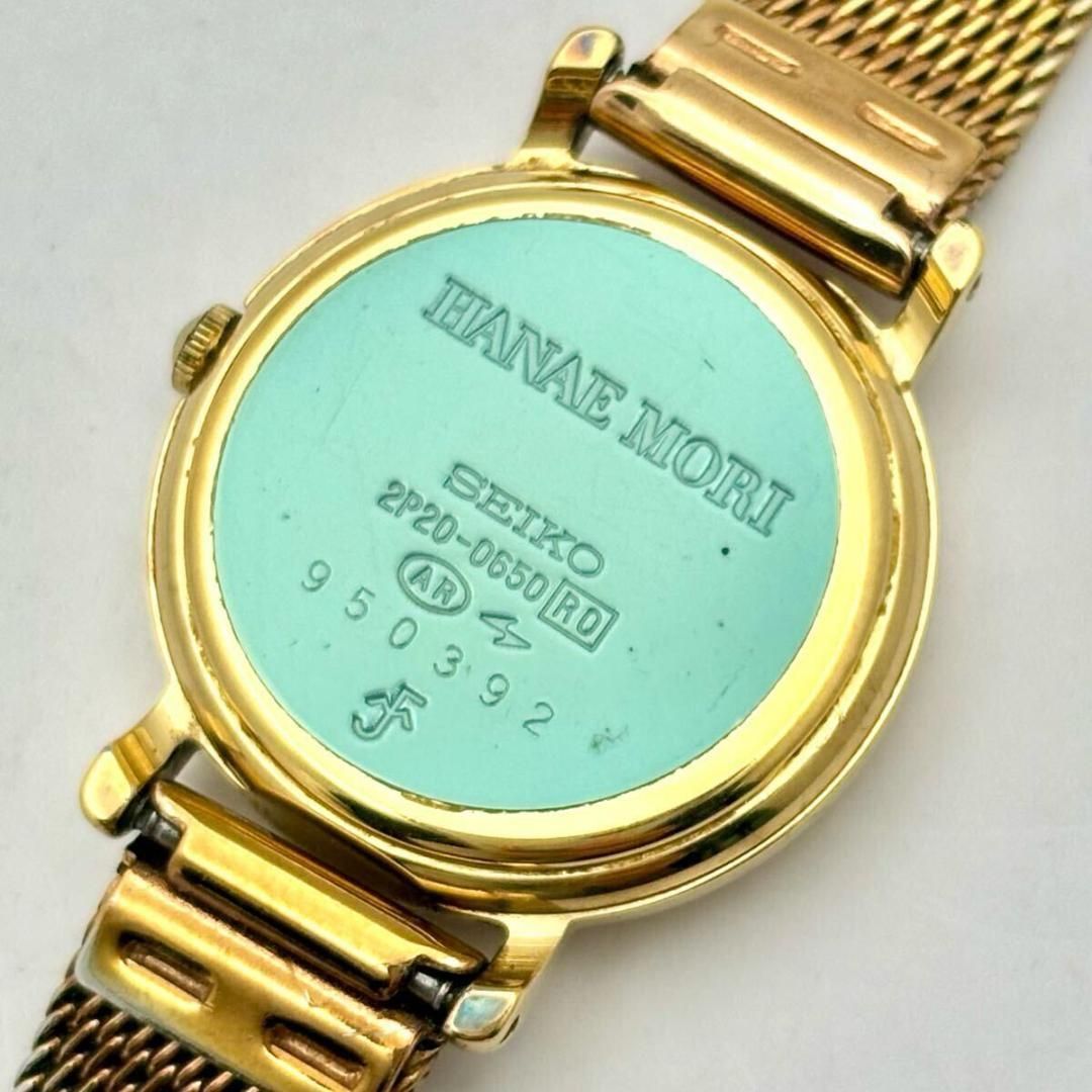 【稼働】SEIKO HANAE MORI ブレスウォッチ ゴールド 蝶 金 時計 稼働】SEIKO HANAE MORI ブレスウォッチ ゴールド 蝶 金 時計 時計