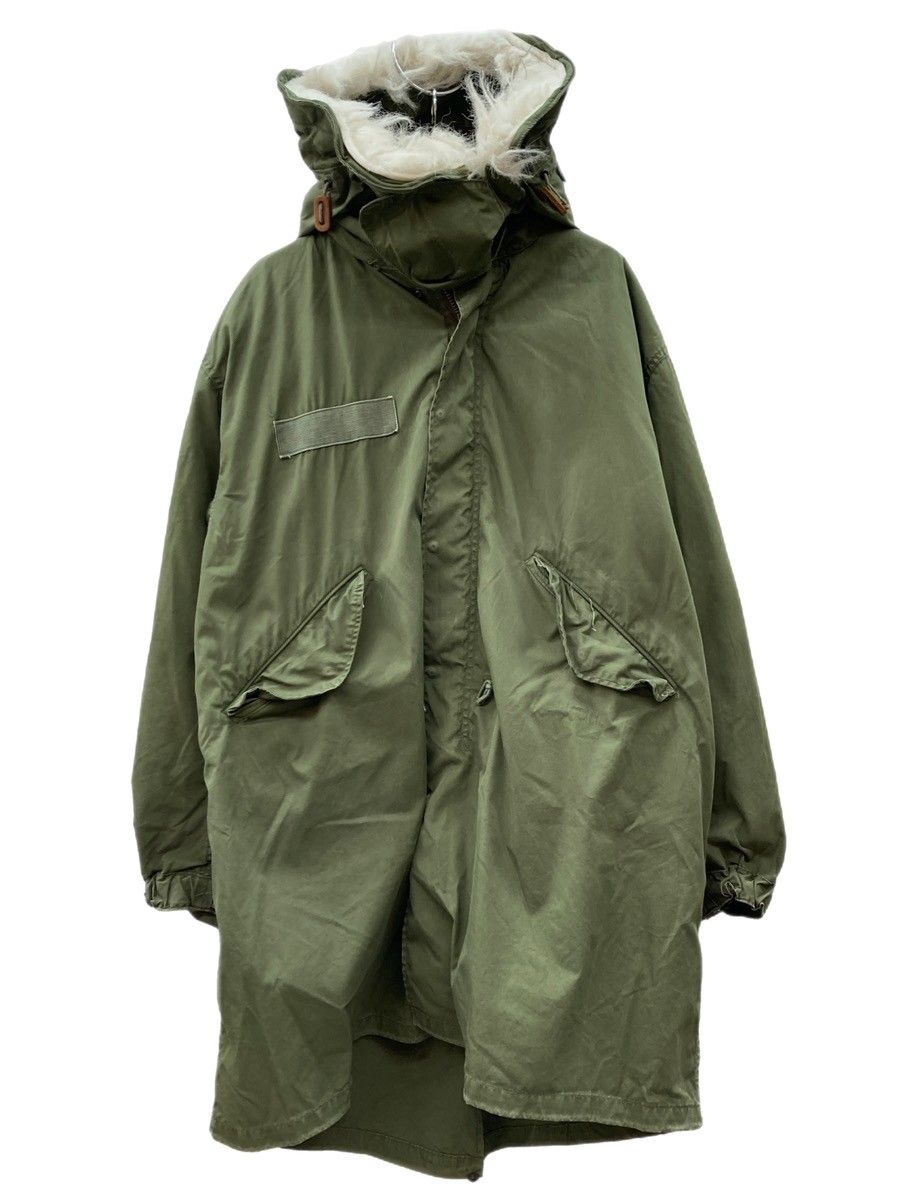 ミリタリー Military U.S.ARMY M-65 フィッシュテールパーカー モッズコート フルセット ライナー フード 付き 緑 コート 無地 カーキ Mサイズ 104MT-2414