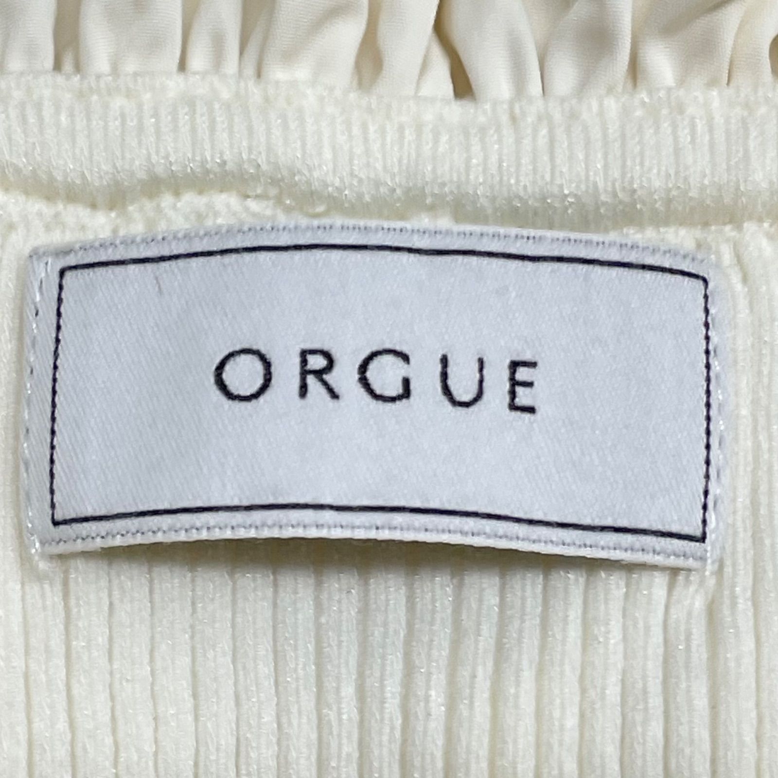 ORGUE オルグ Choker frill knit フリルニット ニット セーター