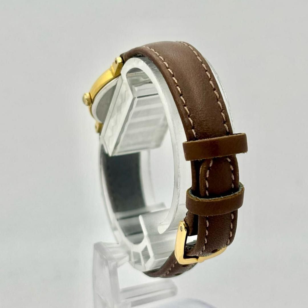 新品電池】 SEIKO セイコー オーバル ゴールド レディース 腕時計