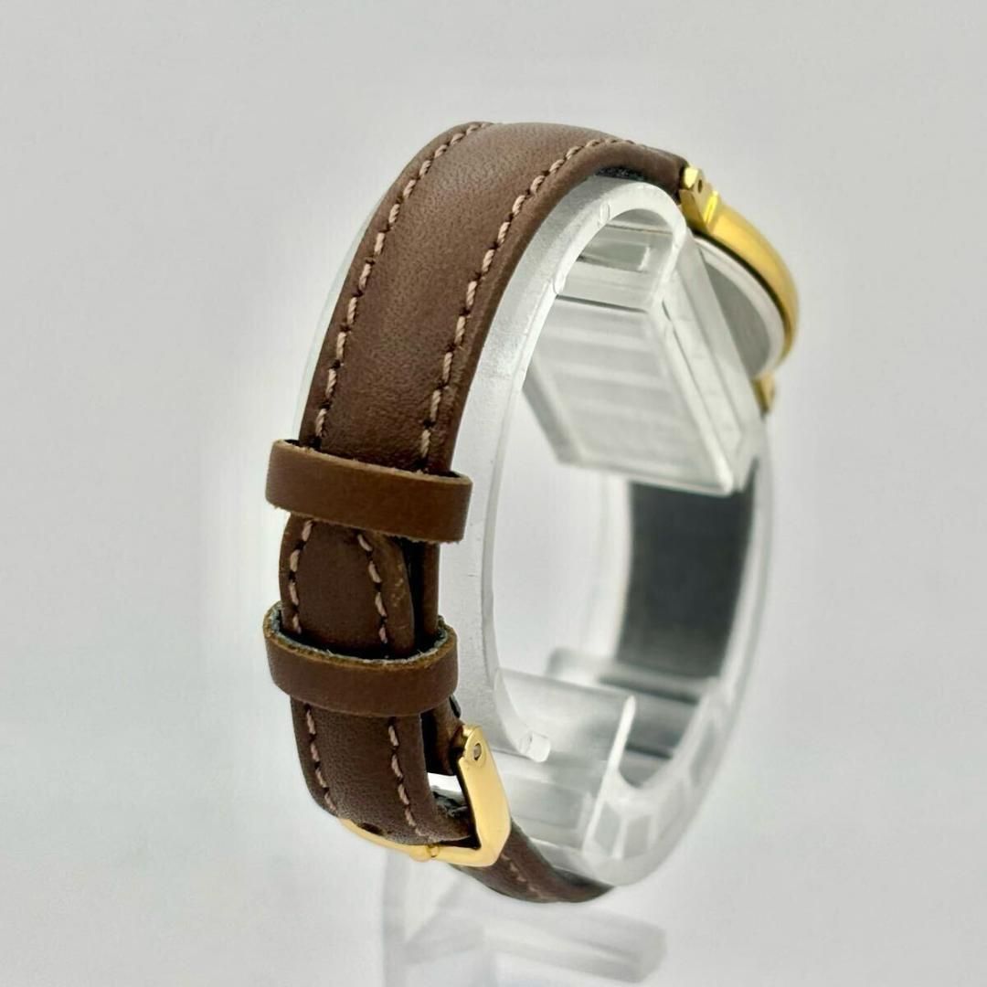 新品電池】 SEIKO セイコー オーバル ゴールド レディース 腕時計