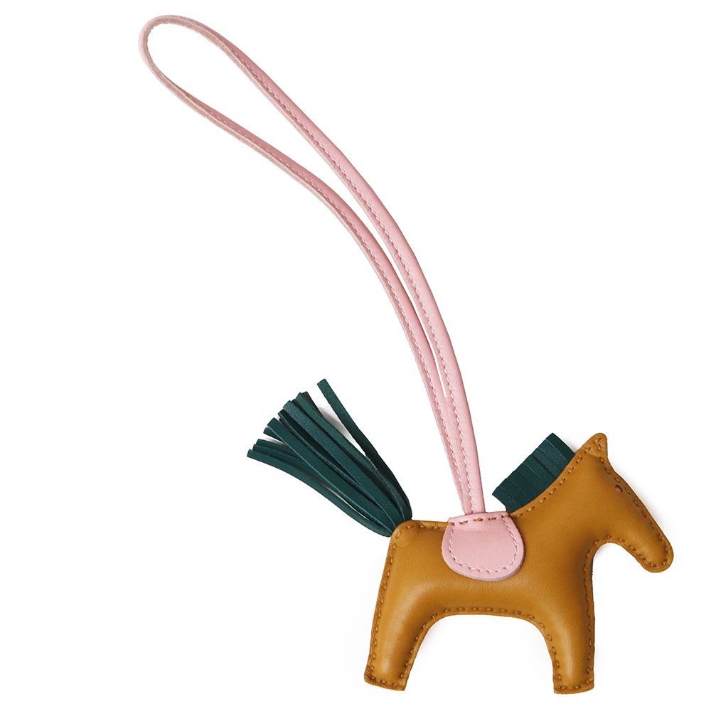 【美品】HERMES ロデオ チャーム PM Z刻印 キャメル 美品】HERMES ロデオ チャーム PM Z刻印 キャメル 美品】HERMES ロデオ