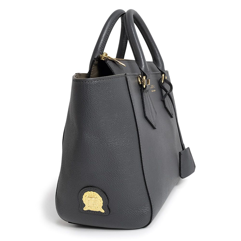 希少 美品 A.D.M.J. ハンドバッグ ショルダーバッグ 2way 型押し 美品】エーディーエムジェイ ADMJ アクセソワ 2Way ショルダー