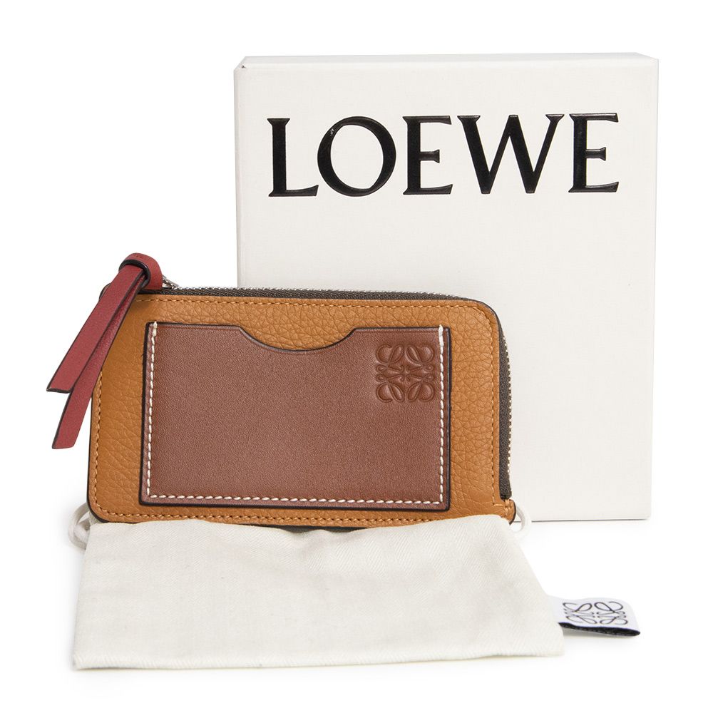 ロエベ アナグラム コインカードホルダー L字ファスナー コインケース