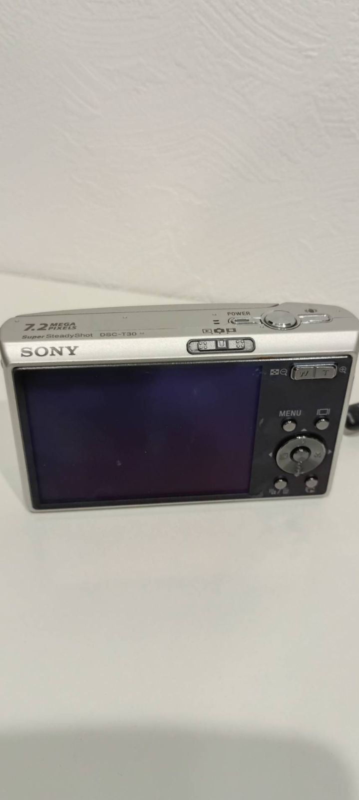 動作確認済】SONY Cyber-shot DSC-T30 シルバー レトロデジカメ 【公式 