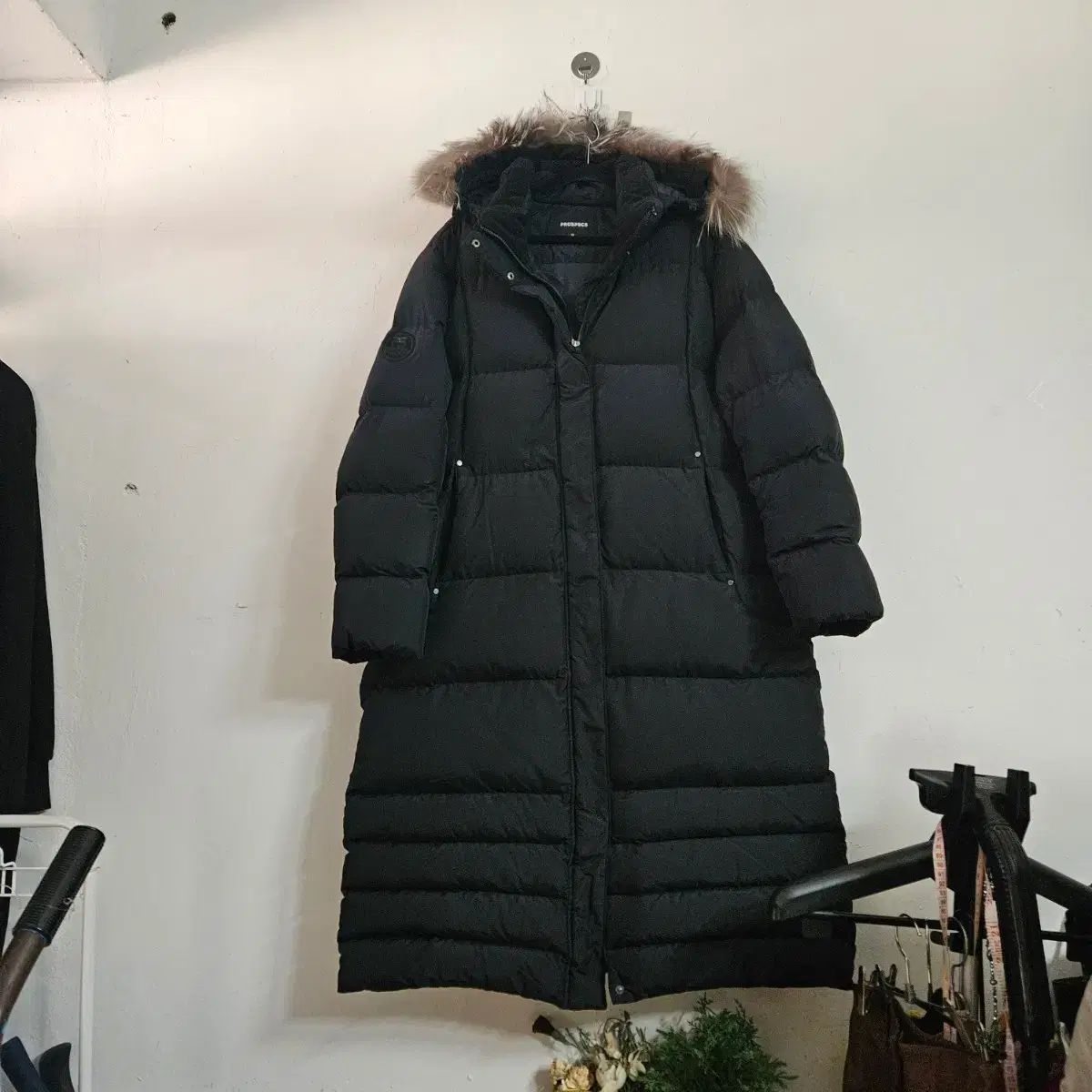 PROSPECS(プロスペックス) ダウンジャケット ロング丈 ブラック