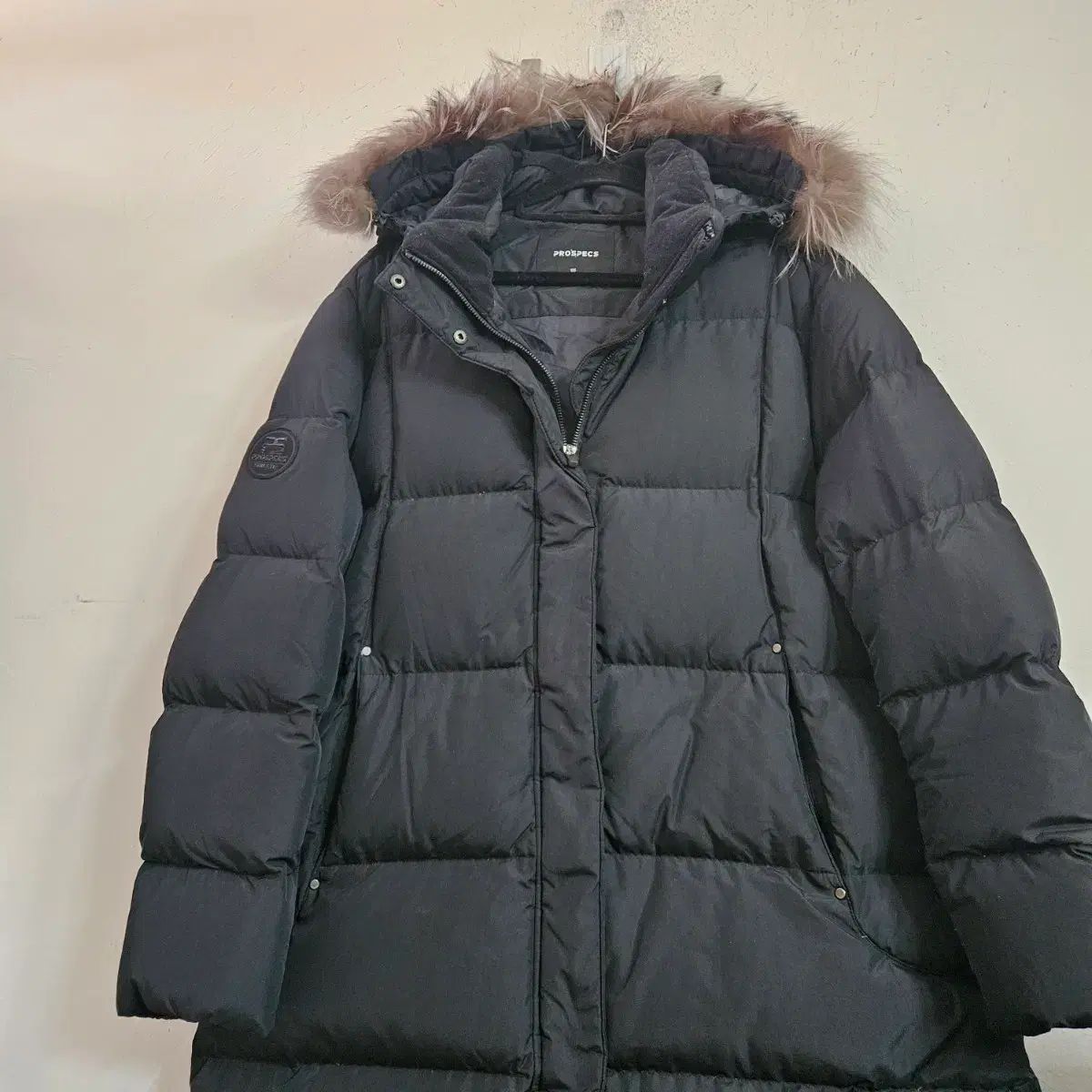 PROSPECS(プロスペックス) ダウンジャケット ロング丈 ブラック