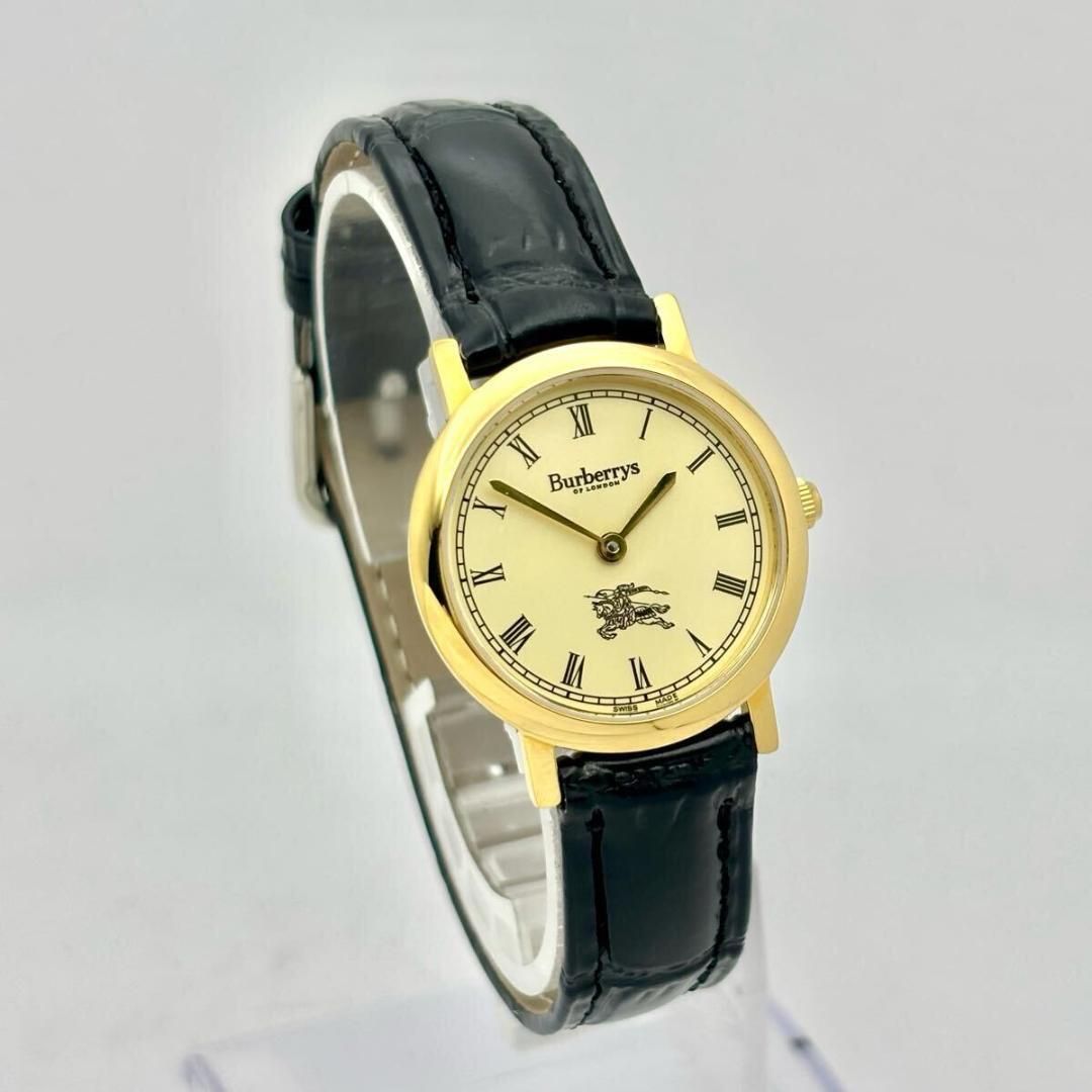 Burberry　バーバリー　6000L　シェル　クォーツ　レディース　ゴールド 未使用/箱付/新品電池】Burberry バーバリー 6000L レディース 腕時計