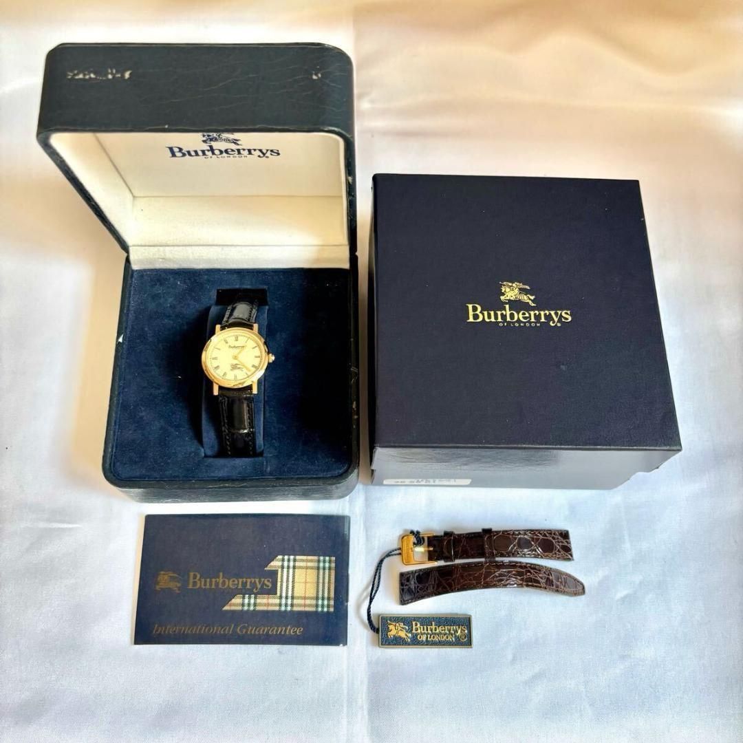 新品電池 Burberry バーバリー レディース 腕時計 ゴールド 新品ベルト 新品電池】BURBERRY バーバリー レディース 腕時計 ゴールド