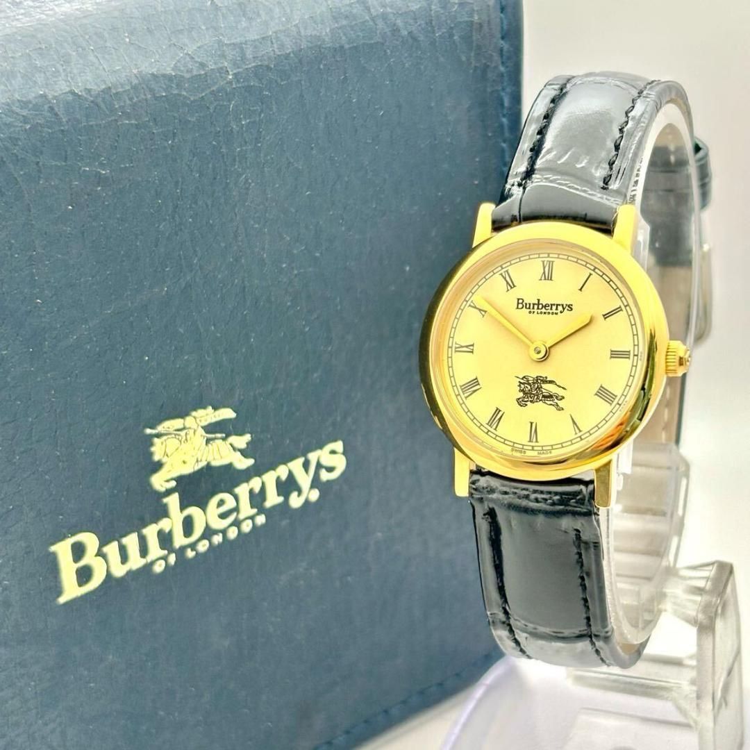 未使用/箱付/新品電池】Burberry バーバリー 6000L レディース 腕時計